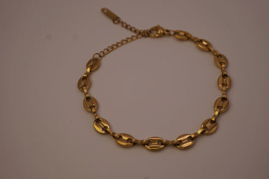 Oval Coin Bracelet
