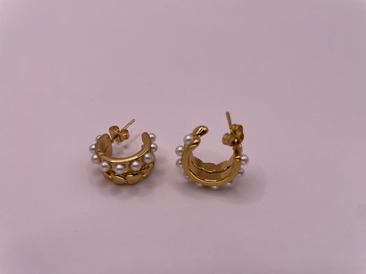 Pearl Studded Earrings