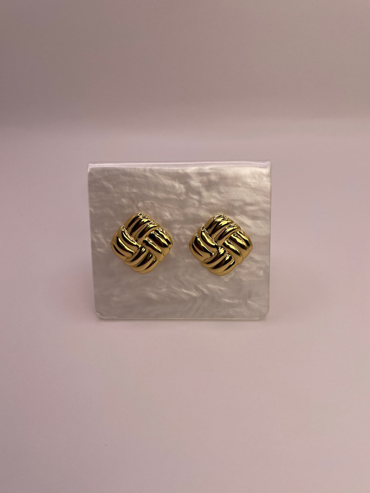 Flat Knot Earrings