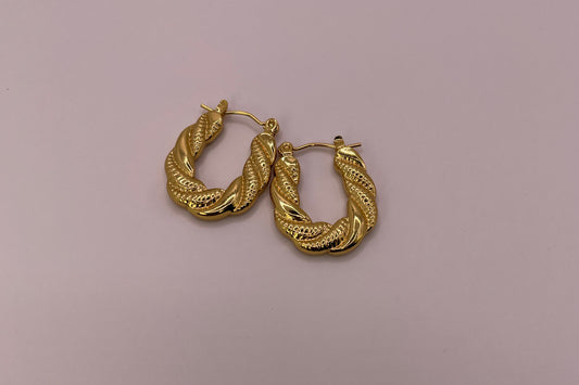 Flat Twist Earrings