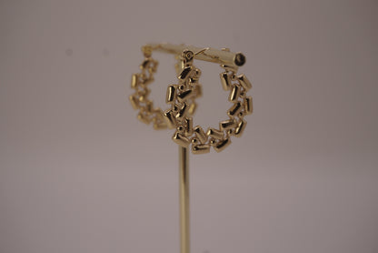 Celtic Weave Flat Hoops