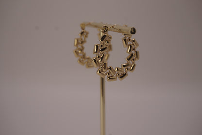 Celtic Weave Flat Hoops