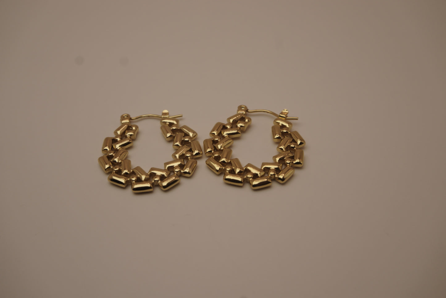 Celtic Weave Flat Hoops