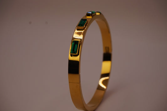 EMERALD Bangle Bracelet