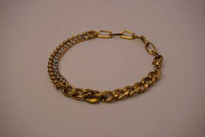 Tennis & Ball Chain Bracelet