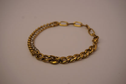 Tennis & Ball Chain Bracelet