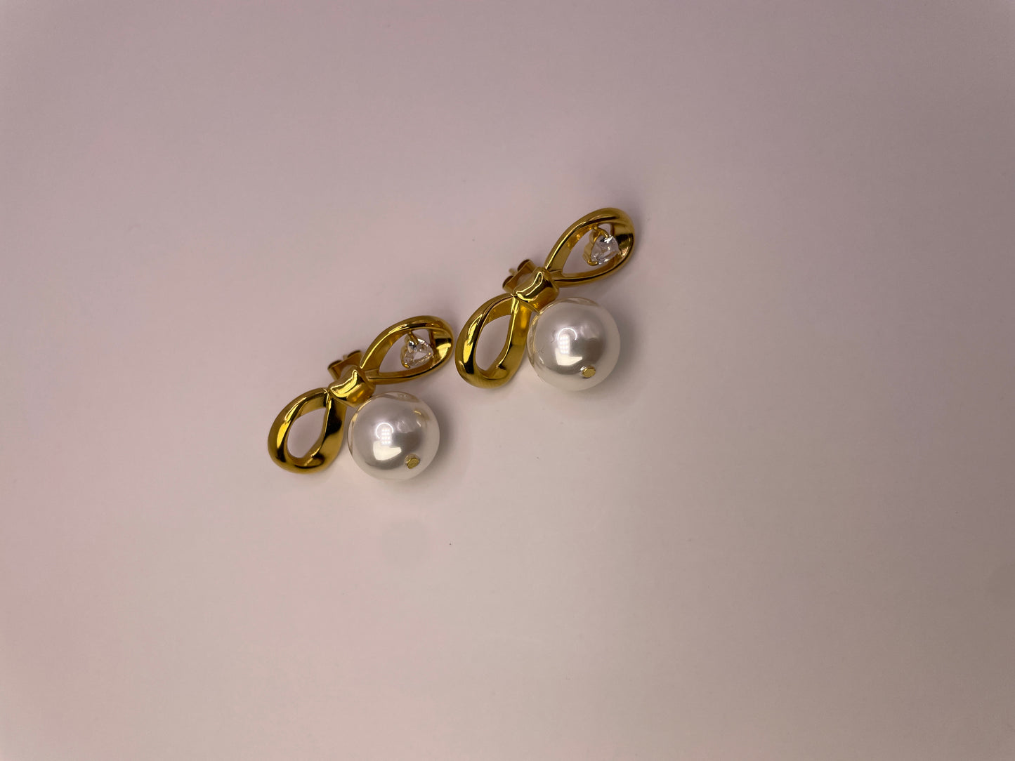 Bow-Shaped Earrings