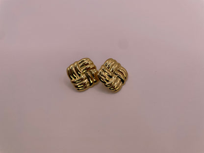 Flat Knot Earrings