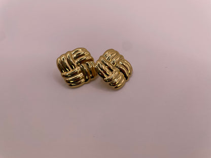 Flat Knot Earrings