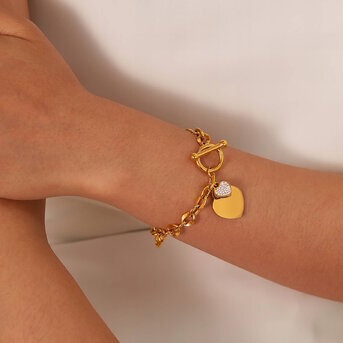 MIRA Heart Bracelet