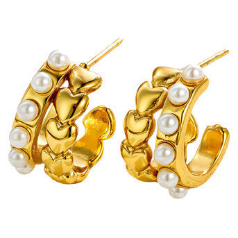 Pearl Studded Earrings