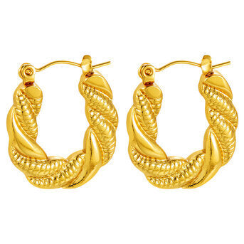 Flat Twist Earrings